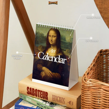Art Calendar 2026 Desk Calendar