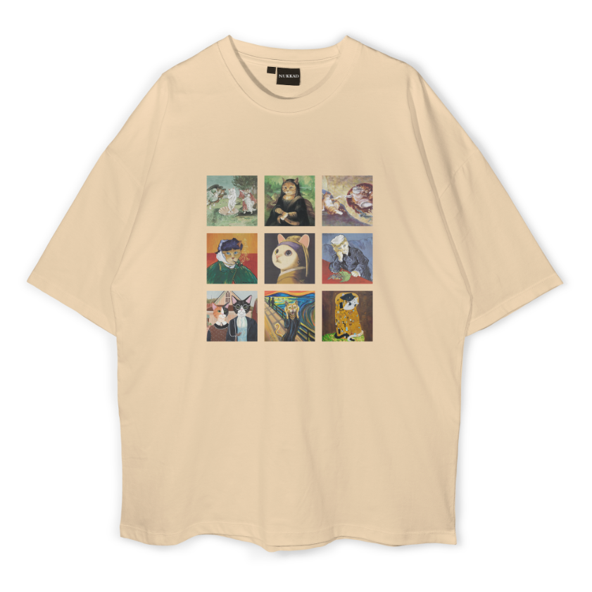 Art Cats Oversized T-shirt