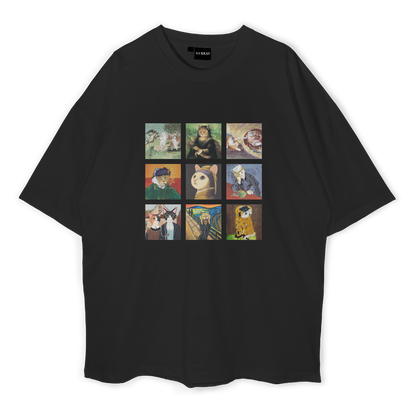 Art Cats Oversized T-shirt