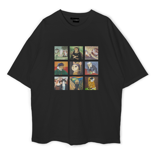 Art Cats Oversized T-shirt