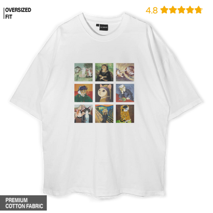 Art Cats Oversized T-shirt