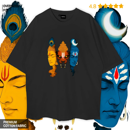 Vishnu Avatar Oversized T-shirt