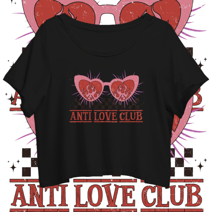 Anti Love Crop Top - Nukkad Studios