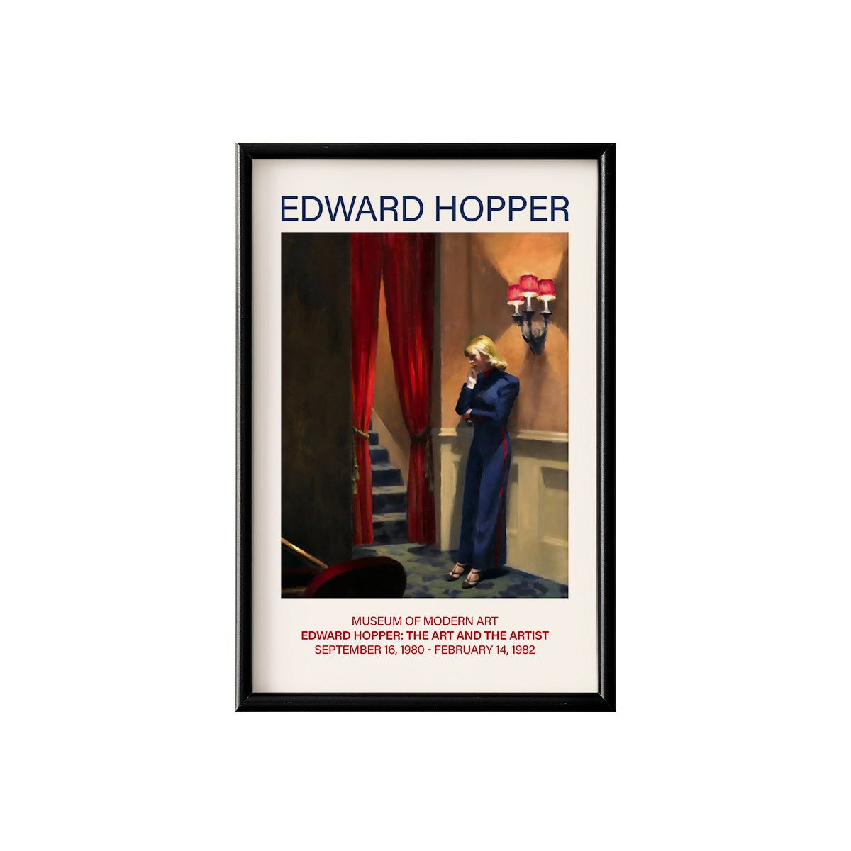 New York Movie Theater By Edward Hopper Poster & Framed Print - Nukkad Studios