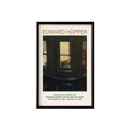 Night Windows  By Edward Hopper Poster & Framed Print