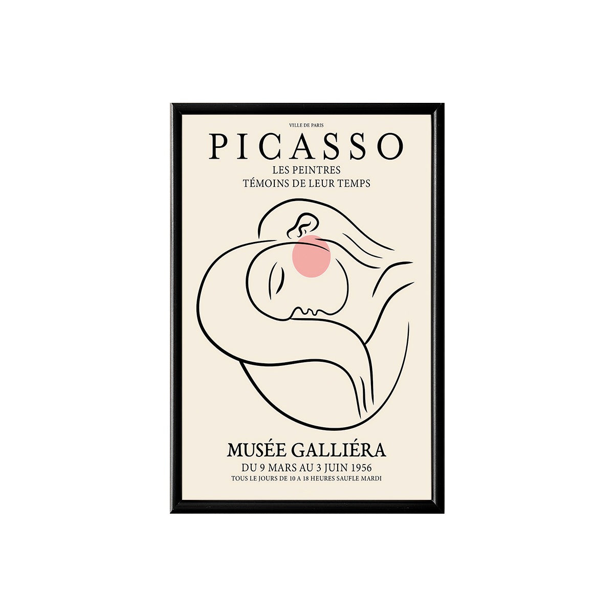 Picasso Sleeping Girl Poster & Framed Print