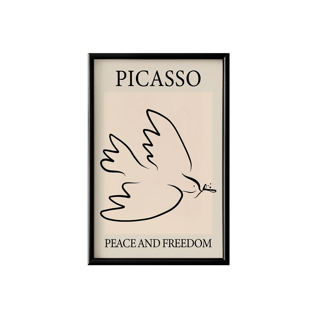 Picasso Dove Poster & Framed Print - Nukkad Studios