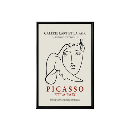 Picasso Et La Paix Poster & Framed Print