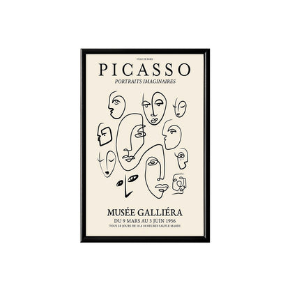 Picasso Abstract Faces Poster & Framed Print - Nukkad Studios