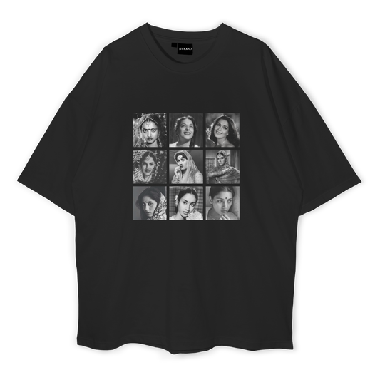 Bollywood Divas Oversized T-shirt