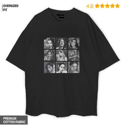 Bollywood Divas Oversized T-shirt