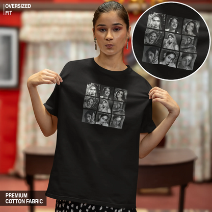Bollywood Divas Oversized T-shirt
