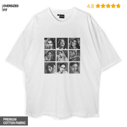 Bollywood Divas Oversized T-shirt