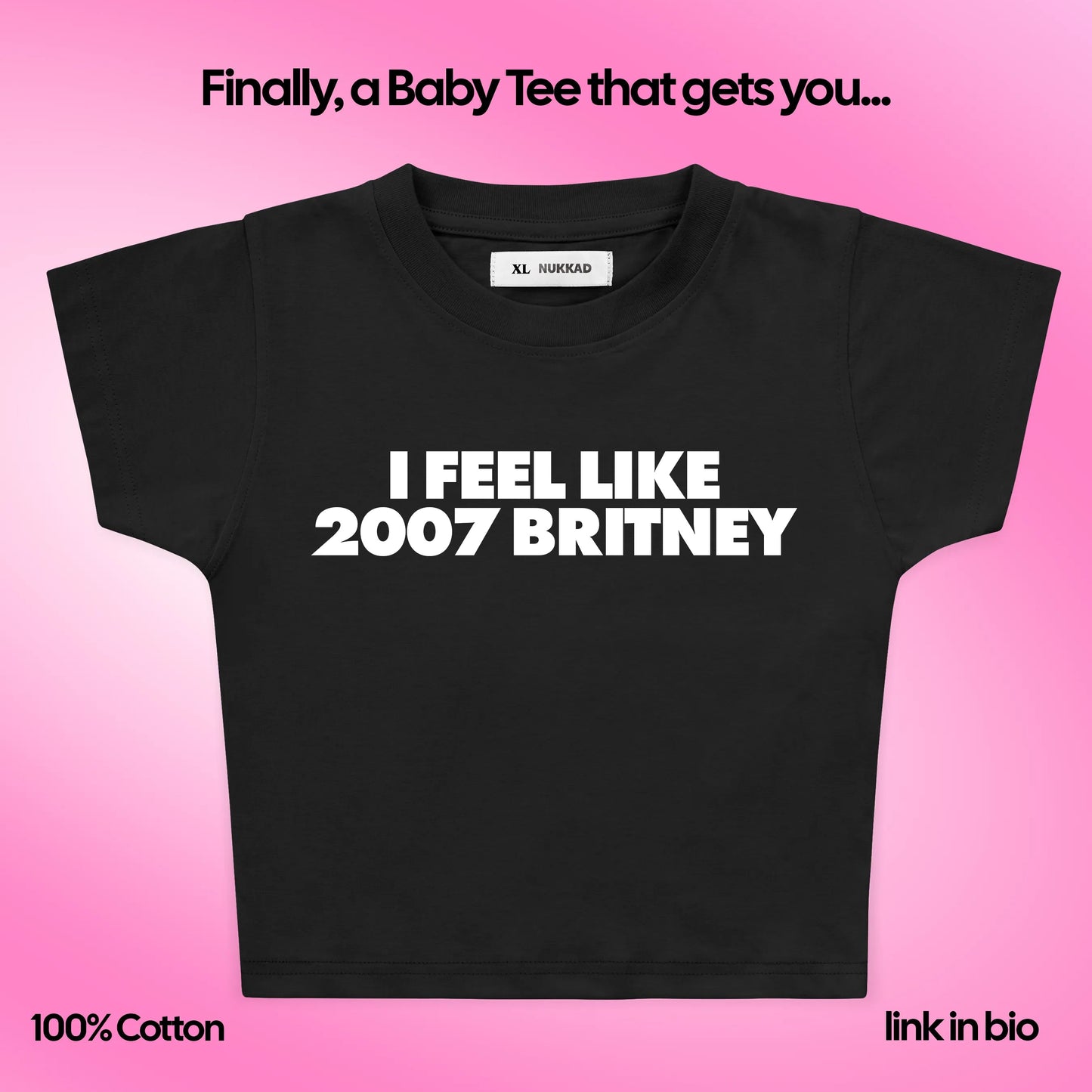 2007 BRITNEY Y2K Baby Tee
