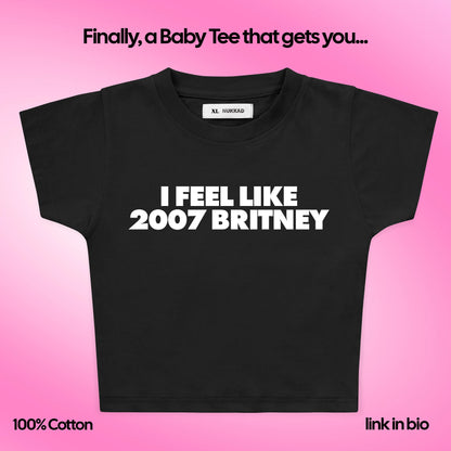 2007 BRITNEY Y2K Baby Tee