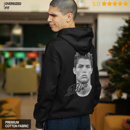 Cristiano Ronaldo CR7 Black Hoodie