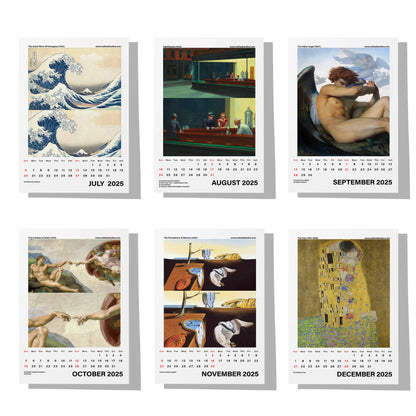 Art Calendar 2025