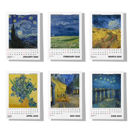 Vincent van Gogh Calendar 2025 (Pre-Order)