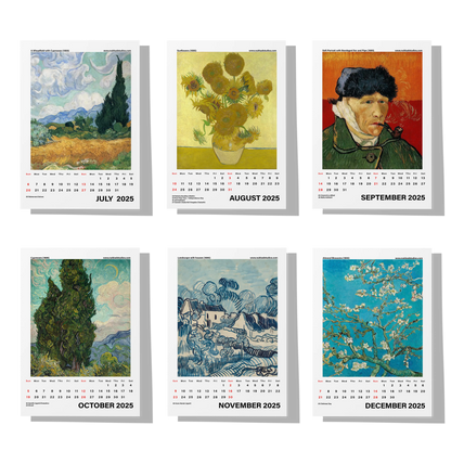 Vincent van Gogh Calendar 2025 (Pre-Order)