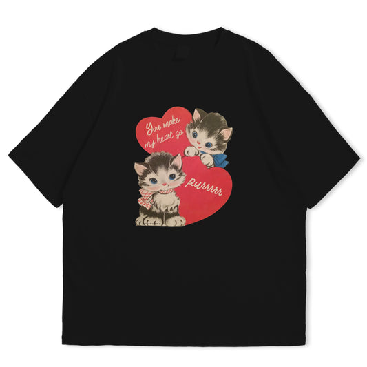 Cat Purr Oversized T-shirt