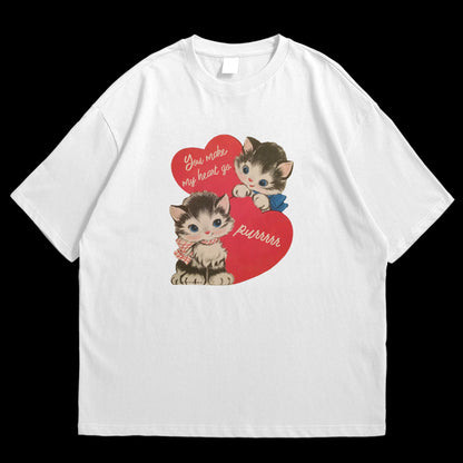 Cat Purr Oversized T-shirt