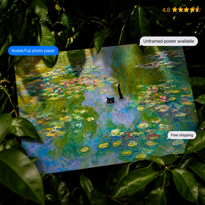 Clawde Monet — Monet's Water Lilies Art Print Poster & Framed Print