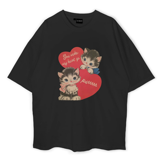 Cat Purr Oversize T-shirt