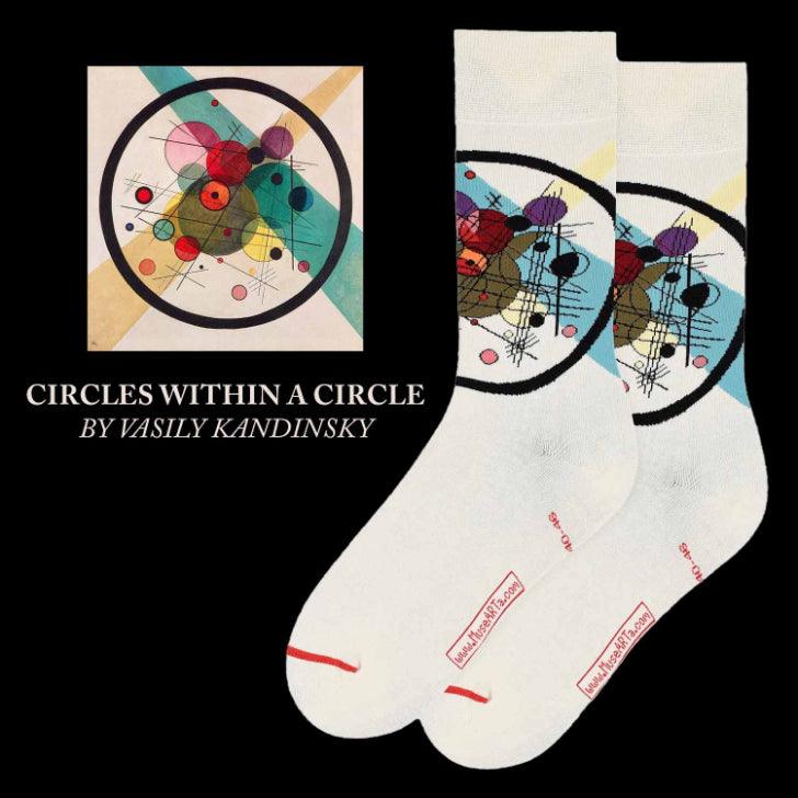 Circles within a Circle by Vasily Kandinsky Socks