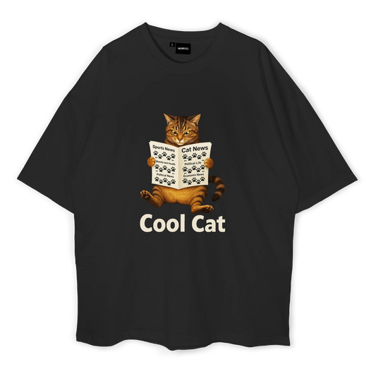 Cool Cat Oversized T-Shirt Oversized