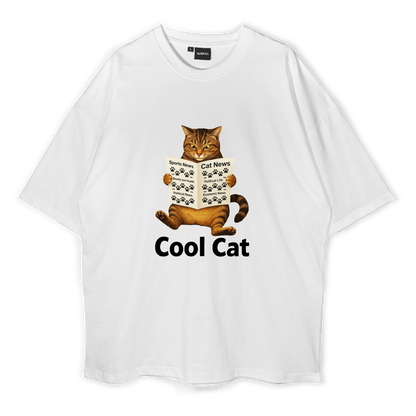 Cool Cat Oversized T-Shirt Oversized