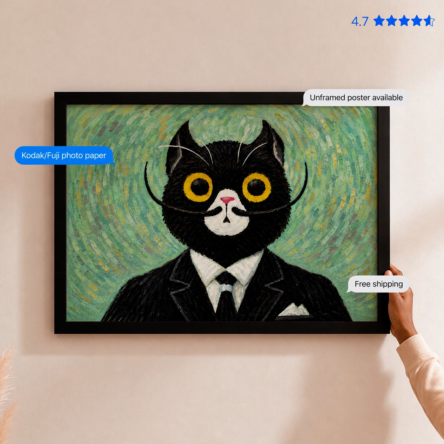 Dali's Billi Art Print Poster & Framed Print
