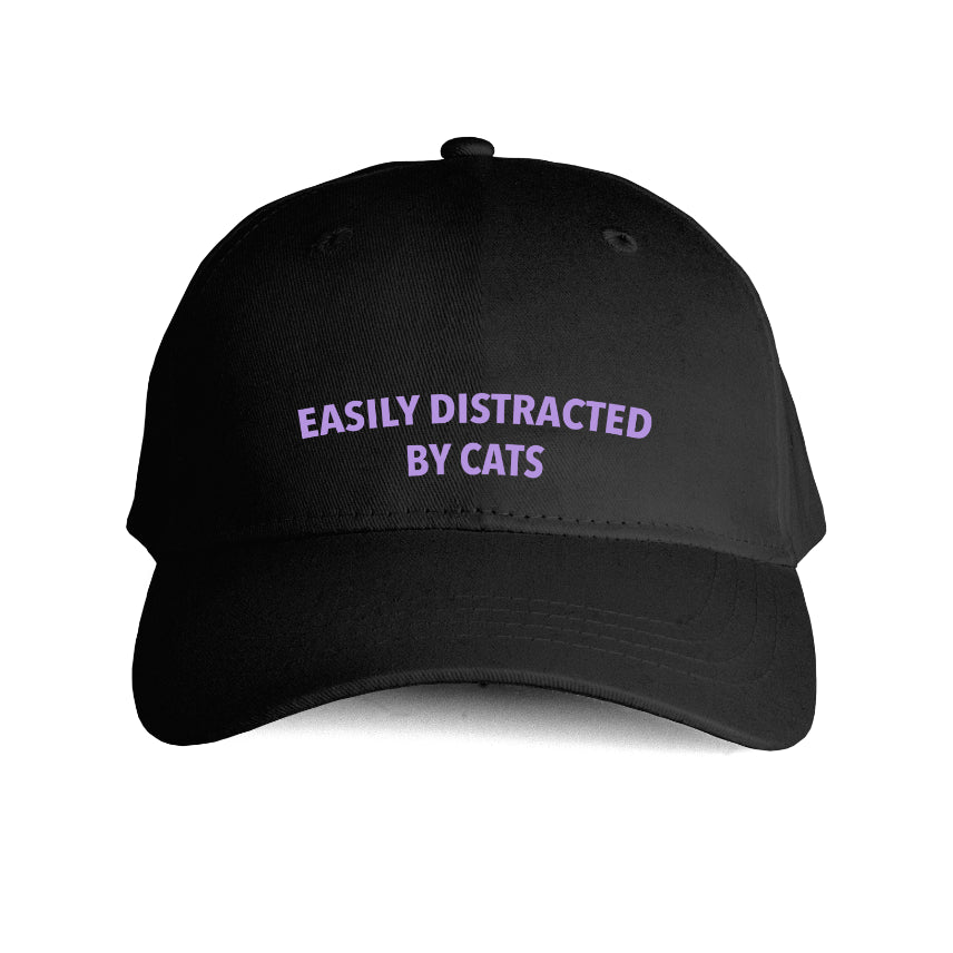 Easily Distracted by Cats Cap