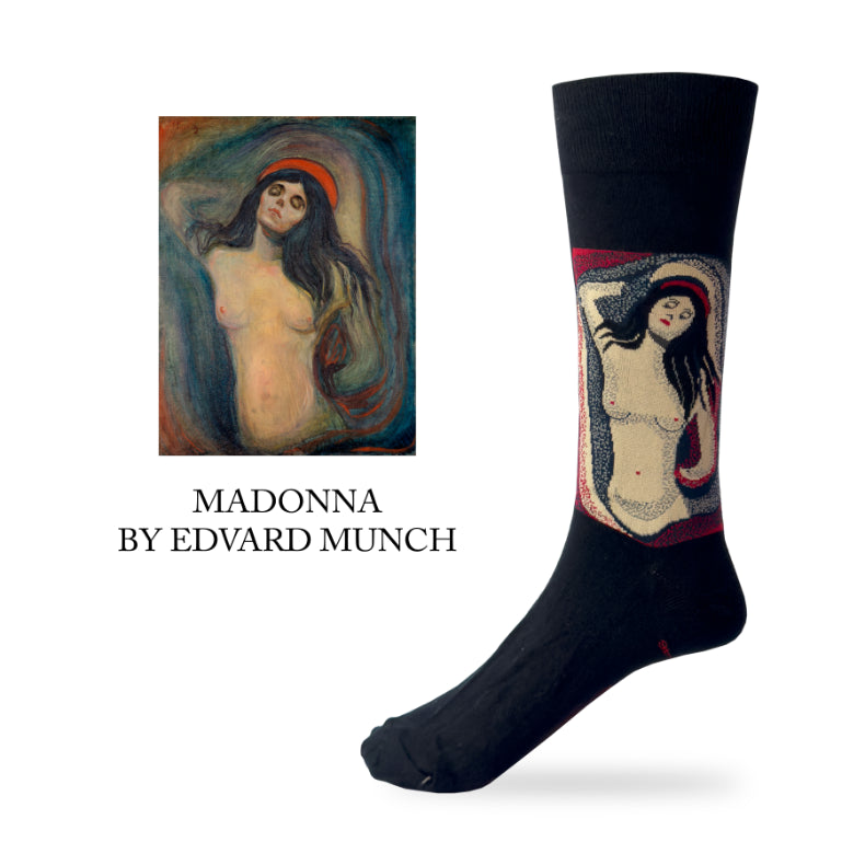 Madonna by Edvard Munch Socks - Nukkad Studios