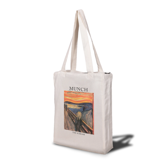 Eduard Munch's Scream Tote Bag with Zip