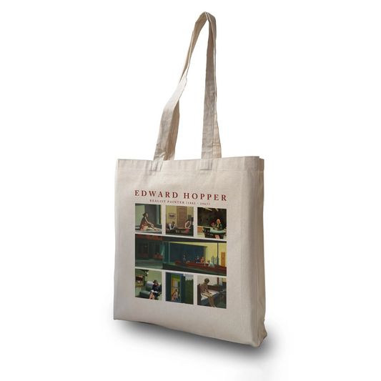 Edward Hopper Collage Tote Bag