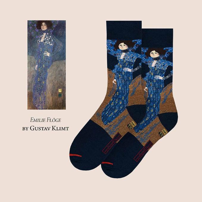 Emilie Flöge by Gustav Klimt Socks