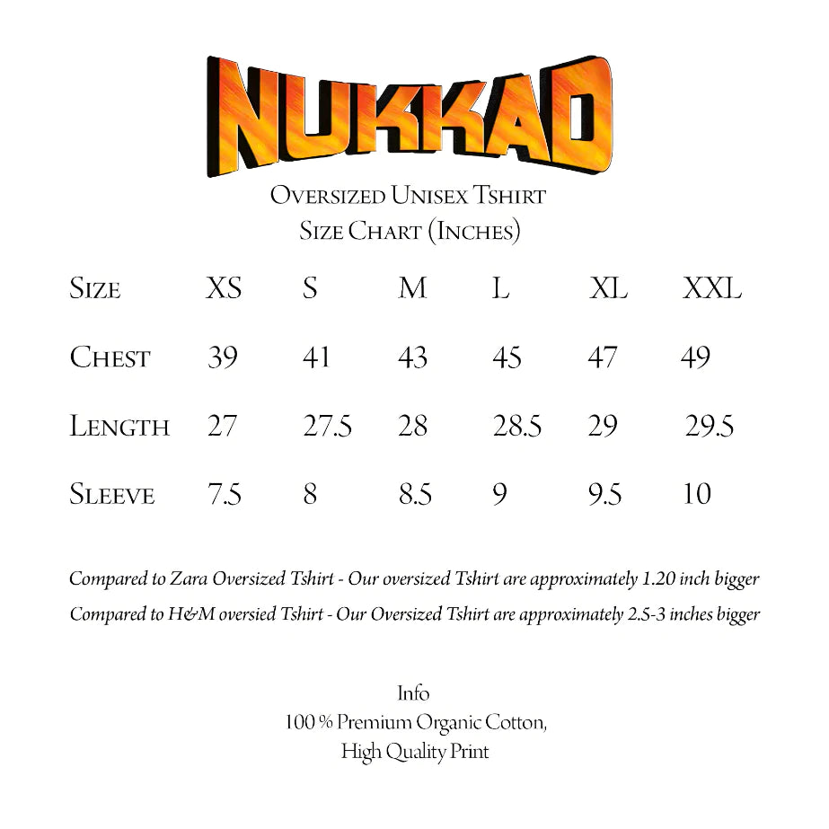 Perfect Matches Oversized T-shirt - Nukkad Studios
