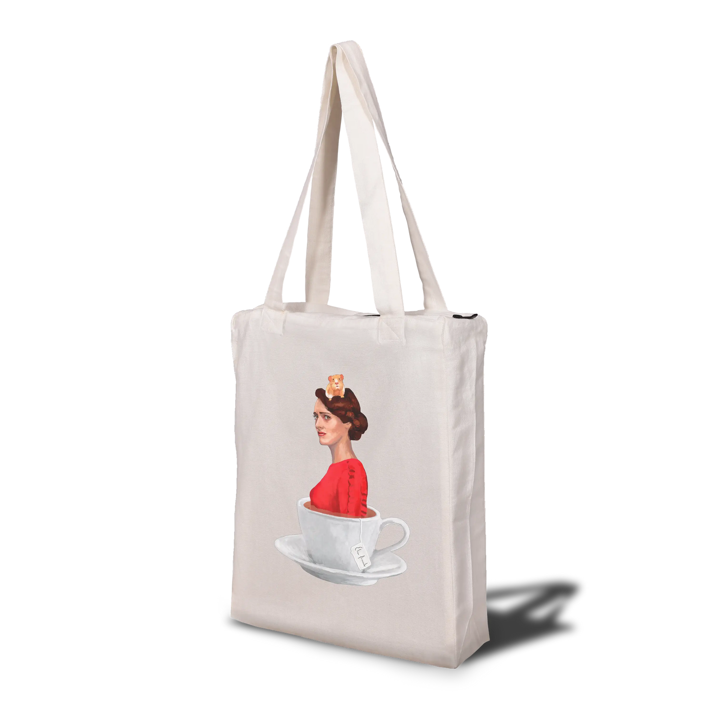 Fleabag In Cup Tote Bag with Zip