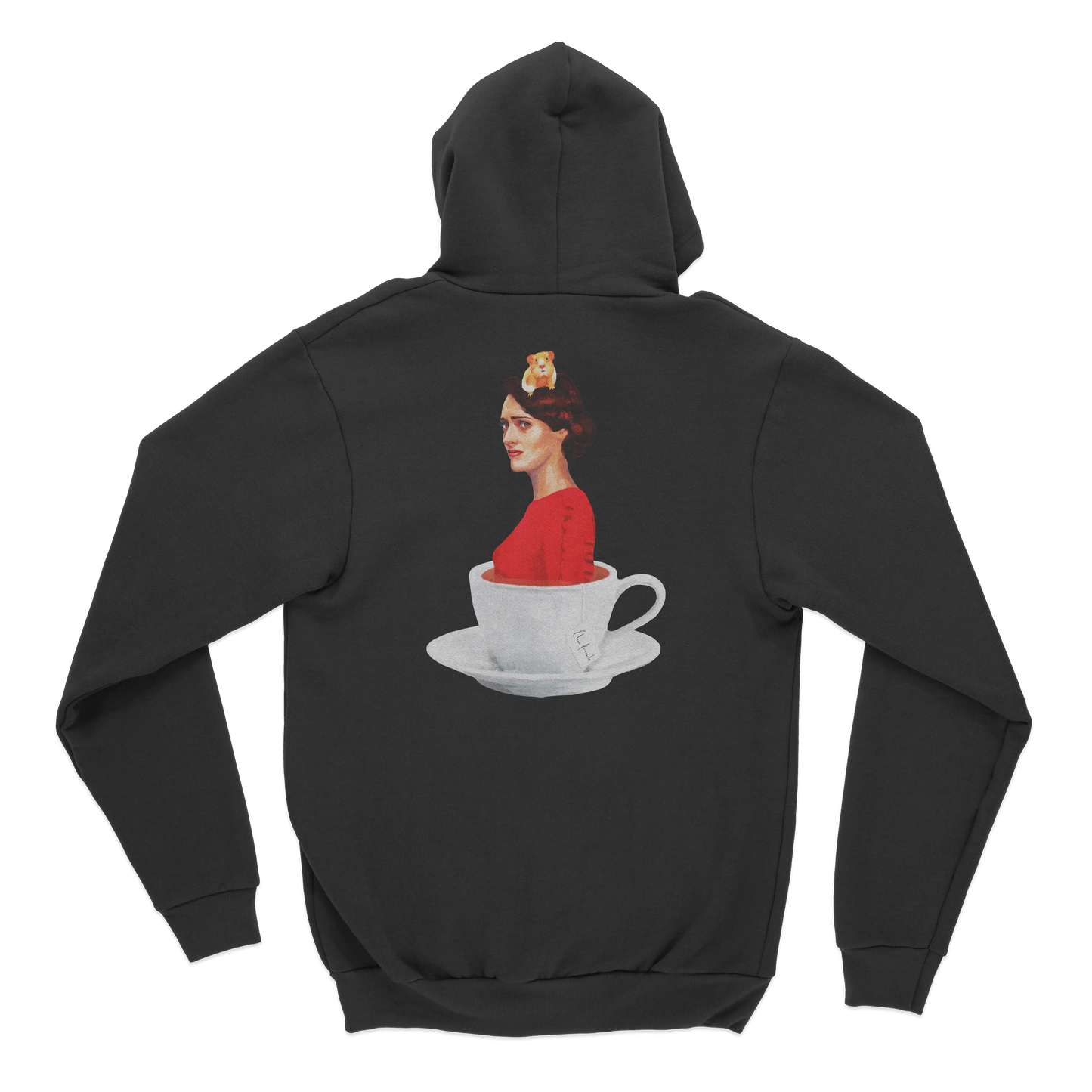 Fleabag in Cup Back Print Hoodie
