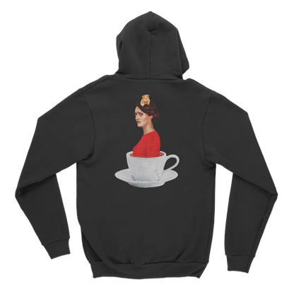 Fleabag in Cup Back Print Hoodie