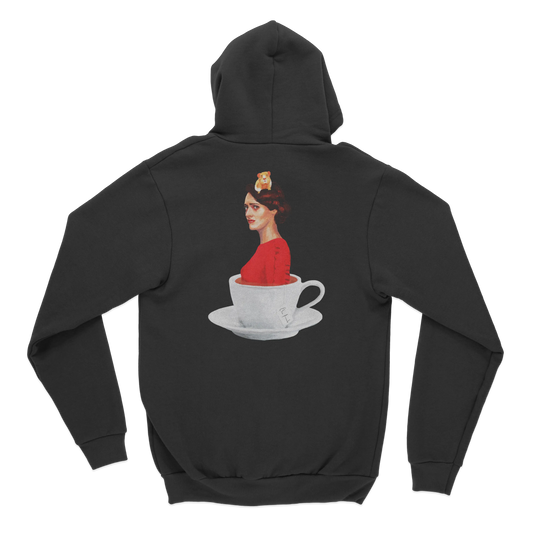 Fleabag in Cup Back Print Hoodie