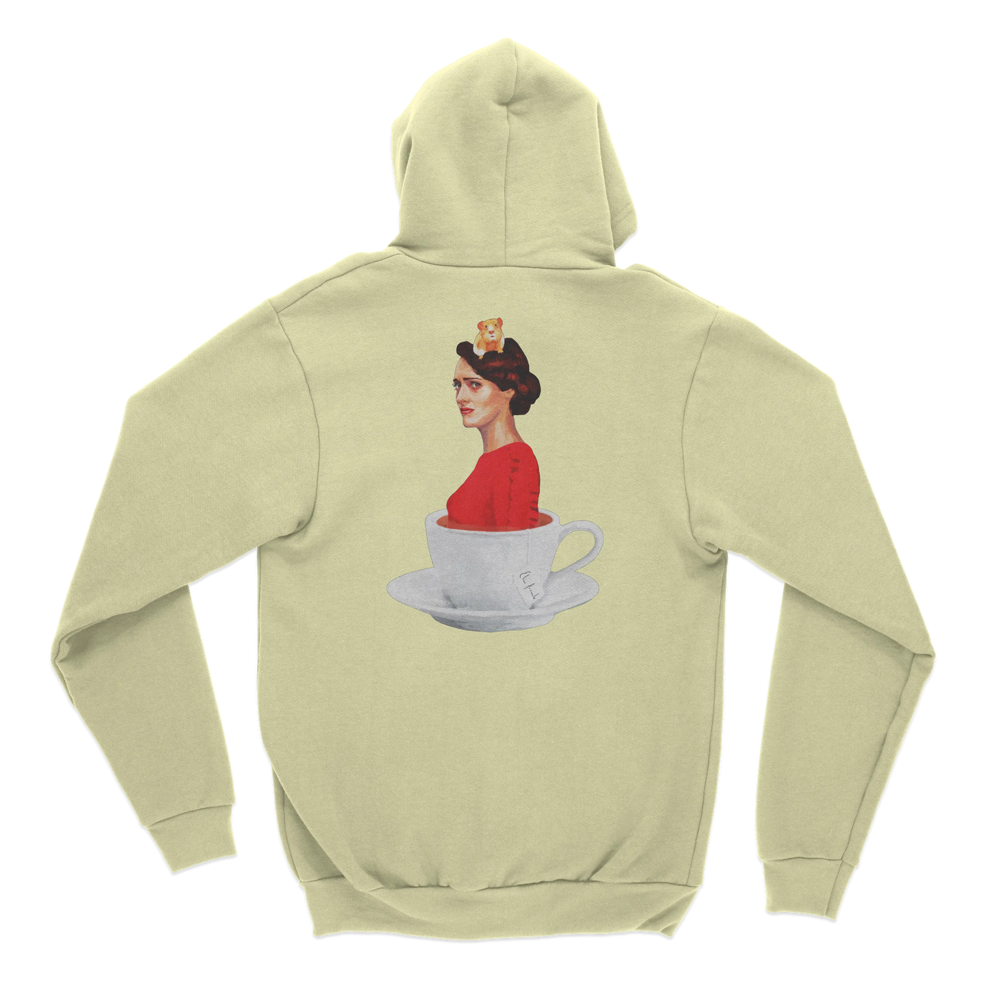 Fleabag in Cup Back Print Hoodie