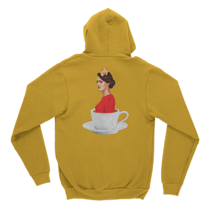 Fleabag in Cup Back Print Hoodie