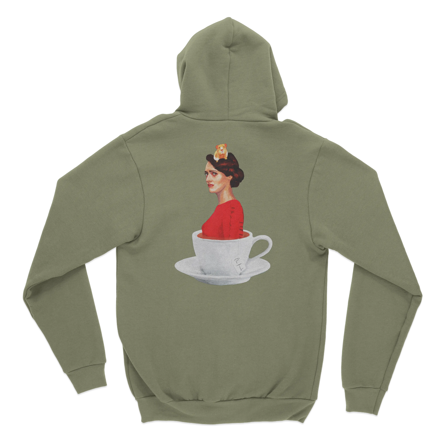 Fleabag in Cup Back Print Hoodie