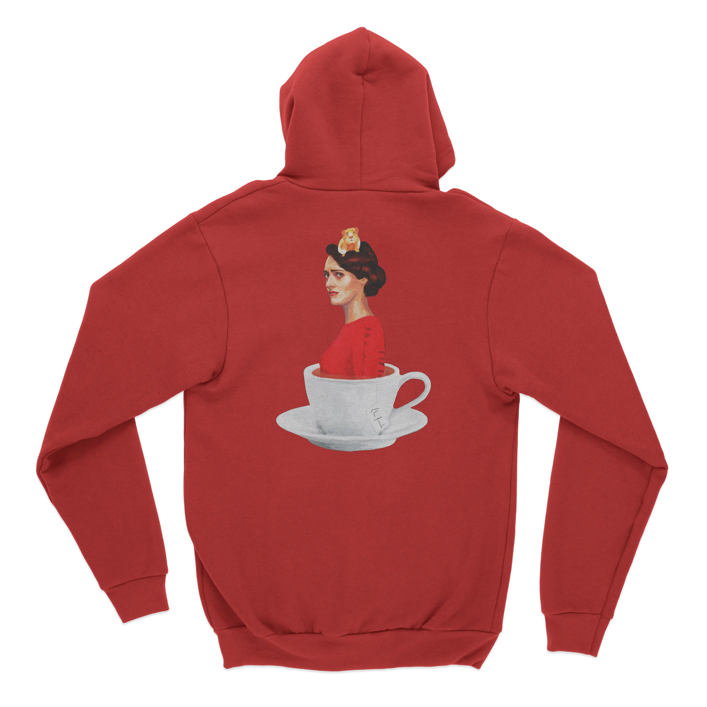 Fleabag in Cup Back Print Hoodie