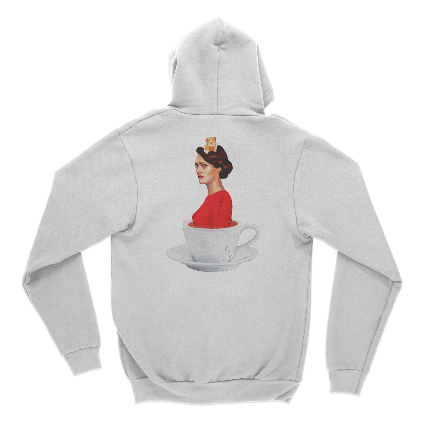 Fleabag in Cup Back Print Hoodie