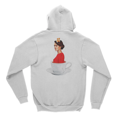 Fleabag in Cup Back Print Hoodie