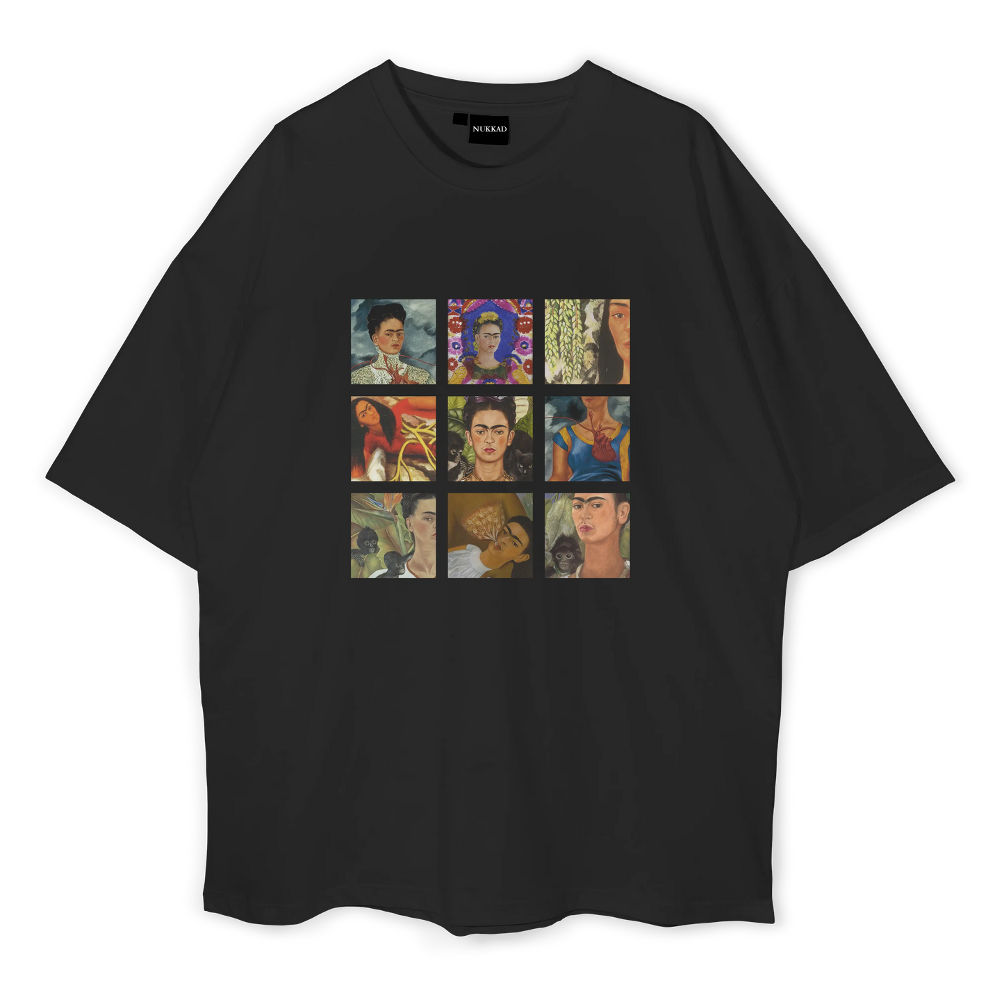 Frida Kahlo Collage Oversized T-shirt