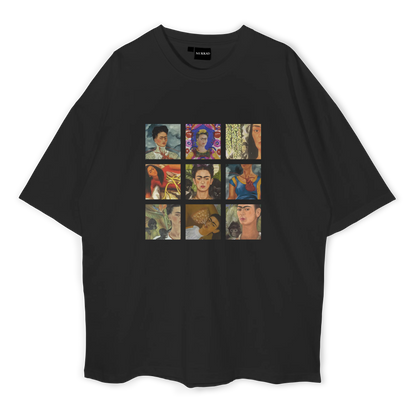 Frida Kahlo Collage Oversized T-shirt