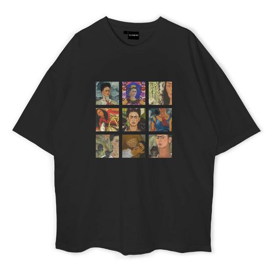 Frida Kahlo Collage Oversize T-shirt